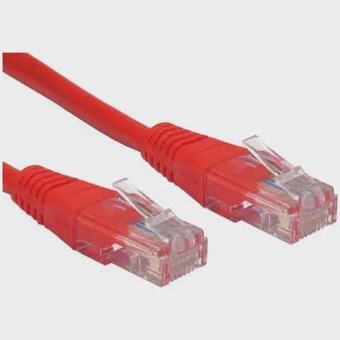 Cablu UTP SPACER SP-PT-CAT5-3M-R, Cat5e, cupru-aluminiu, 3 m, rosu, AWG26