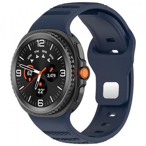 Curea Techsuit W050 pentru Samsung Galaxy Watch 8 Classic / Watch8 44mm / Watch 8 40mm, Albastru