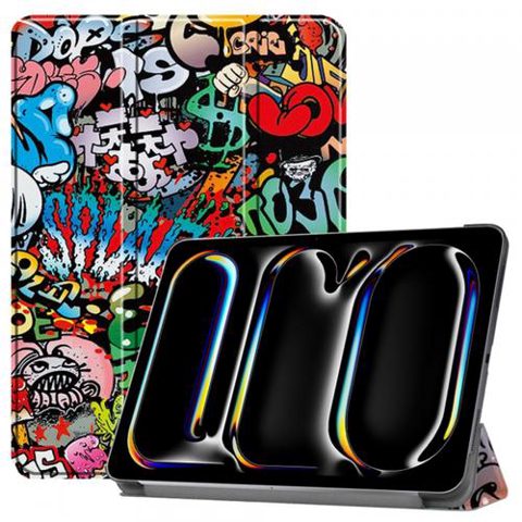 Husa pentru Apple iPad Pro 13 (2024) Techsuit FoldPro Urban Vibe (Multicolor)