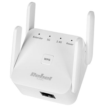 Range extender-repeater Rebel DUAL BAND 300MBPS KOM1032, 4 antene