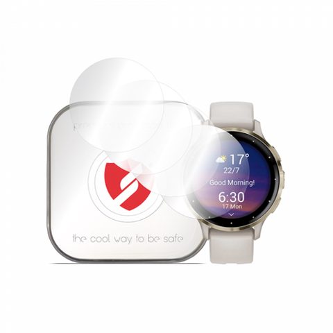 Folie Protectie Smart Protection Premium Classic pentru Garmin Venu 3S, Set 4 bucati, Plastic