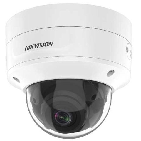 Camera dome IP Acusense Hikvision DS-2CD2746G2-IZS 4MP, varifocala motorizata 2.8-12mm, IR 40m, IP66, IK10, PoE, slot card