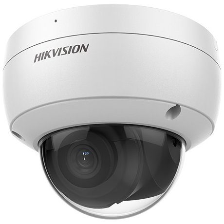Camera dome IP Hikvision DS-2CD2163G2-IU, lentila 2.8mm, 6MP, AcuSens, microfon incorporat, IR 30m