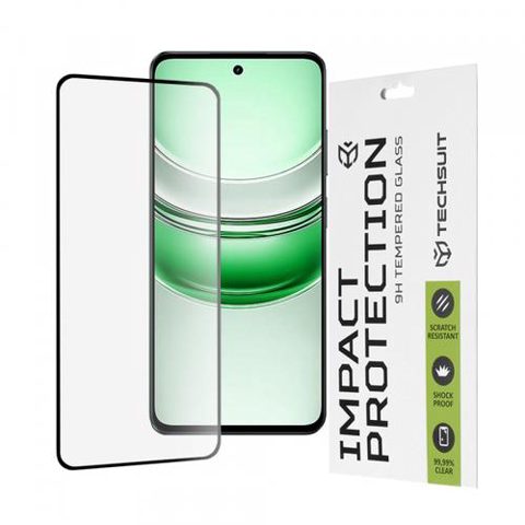 Folie de protectie Ecran Techsuit pentru Realme C71 Sticla Securizata, Full Glue, 111D