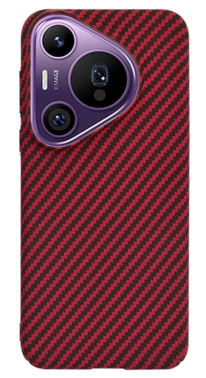 Husa pentru Huawei Pura 70 Pro, Techsuit, Carbonite FiberShell, Rosie