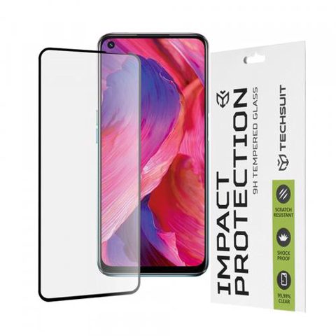 Folie de protectie Ecran Techsuit pentru OnePlus Nord N200 5G / Oppo A74 5G / A54 5G, Sticla Securizata, Full Glue, 111D