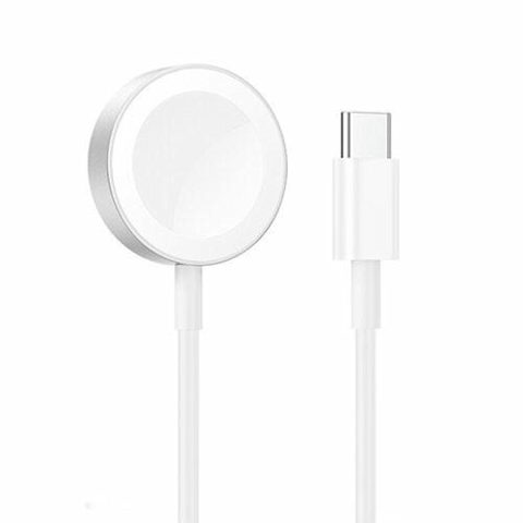 Cablu incarcare iWatch Lamtech Type-C 1.2m Slim, Alb