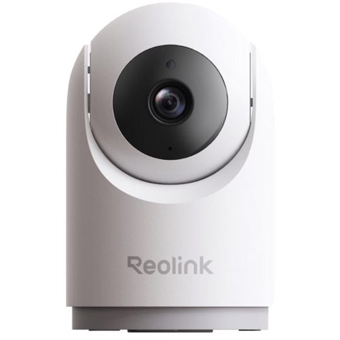 Camera supraveghere wireless rotativa IP WiFi 6 Reolink E331, 5 MP, IR 12 m, 4 mm, slot card, microfon si difuzor, detectie AI miscare/om/animal/plans