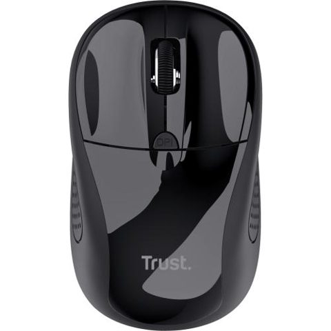 Mouse Wireless Trust Basics, 1600 dpi, USB, Negru