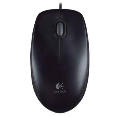 Mouse Optic Logitech B100, USB, 800 DPI (Negru)