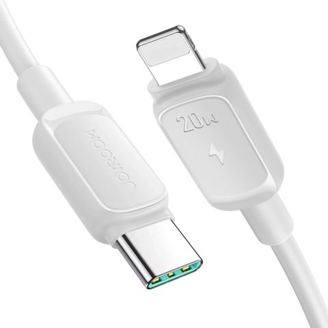 Cablu Date/Incarcare Joyroom S-A14, USB-C - Lightning, 30W, 1.2m (Alb)