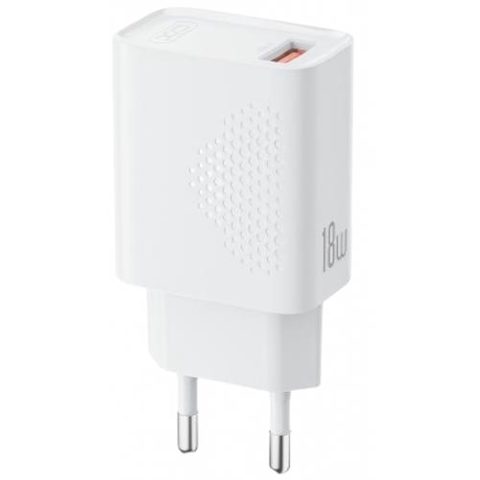 Incarcator Retea XO Design L159, 18 W, 3A, 1 x USB-A (Alb)