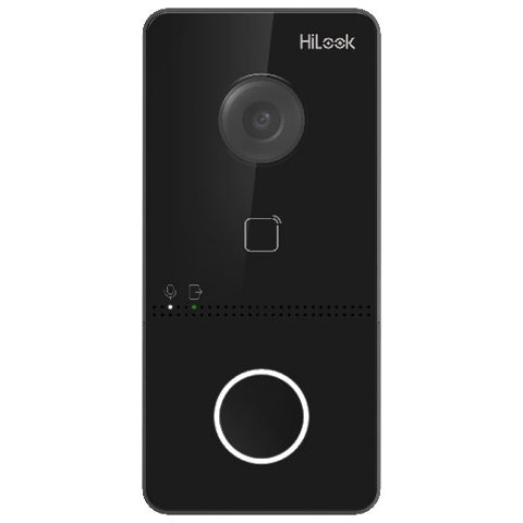 Videointerfon de exterior IP Hikvision HiLook VI-V400W, 2MP, IR 3m, aparent, IP65, PoE, 2000 utilizatori