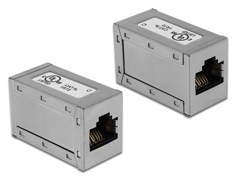 Cupla RJ45 cat 6A, ecranata, Delock 86165