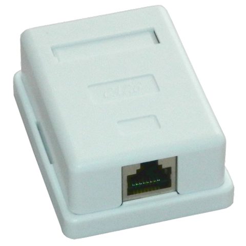 Priza FTP simpla aplicata cat.6, EMTEX EMT-FTP6-1P-PT