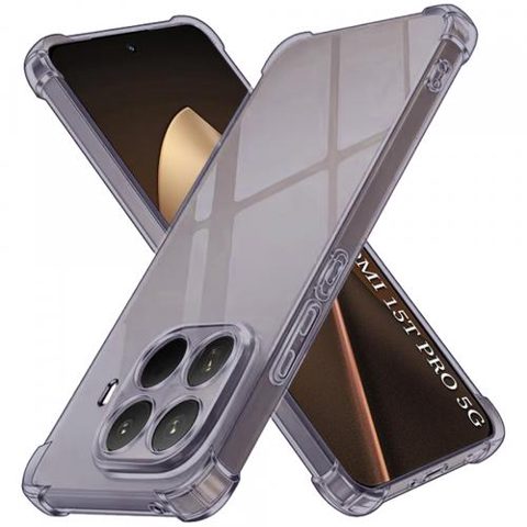 Husa pentru Xiaomi 15T Pro, Techsuit, Shockproof Clear, Neagra