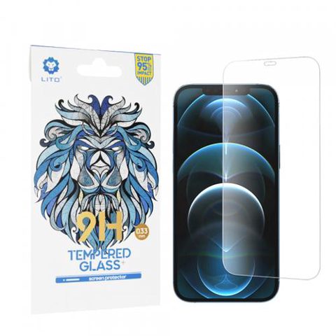 Folie de protectie Ecran Lito Classic pentru Apple iPhone 12 Pro Max, Sticla Securizata, Full Glue, 2.5D