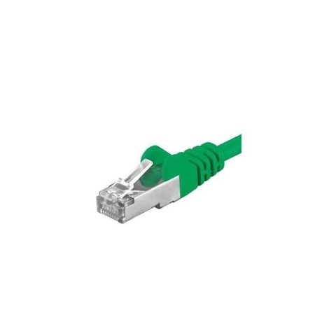 Patchcord SFTP PremiumCord RJ45-RJ45 Cat.6A, 0.25m, Verde