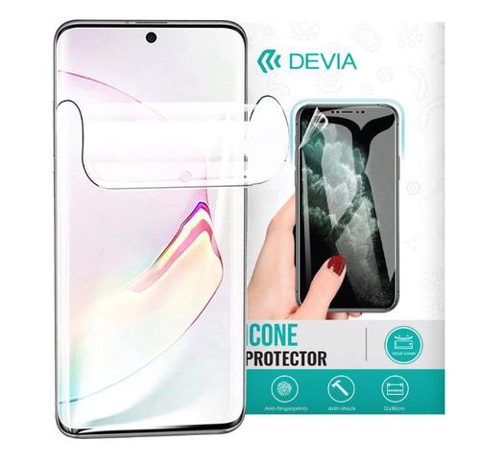 Folie Silicon Antibacterian Devia Pentru Xiaomi Redmi Note 12 (Transparent)