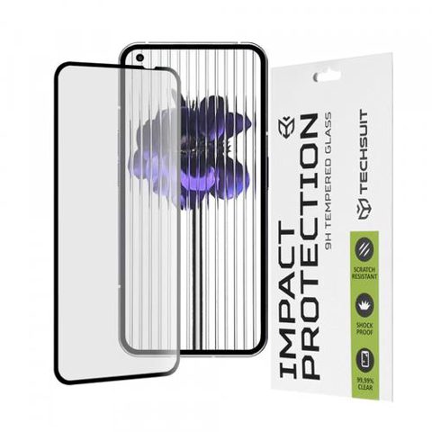 Folie de protectie Ecran Techsuit pentru Nothing Phone (1), Sticla Securizata, Full Glue, 111D