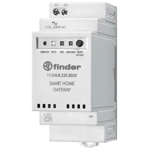 Gateway Modular Yesly, Finder 1Y.GW.8.230.BS00, WiFi 2.4 GHz, Bluetooth, 230 VCA, montaj sina
