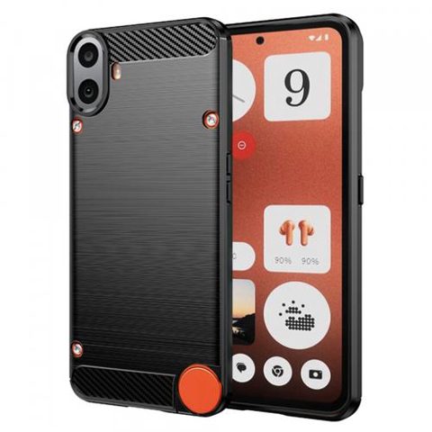 Husa pentru Nothing CMF Phone 1, Techsuit, Carbon, Neagra