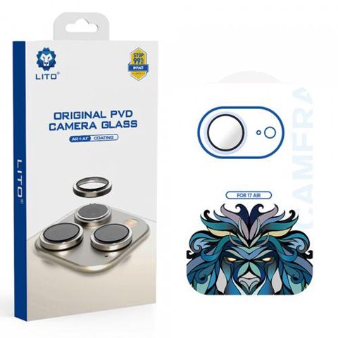 Folie de protectie Camera Spate Lito Titanium AR pentru Apple iPhone Air, Sticla Securizata