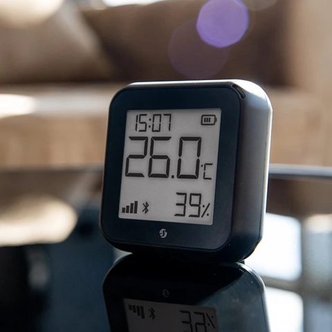 Termostat Shelly H&T Gen3 Matte Black, ecran E-ink, WiFi, control aplicatie 3800235261545