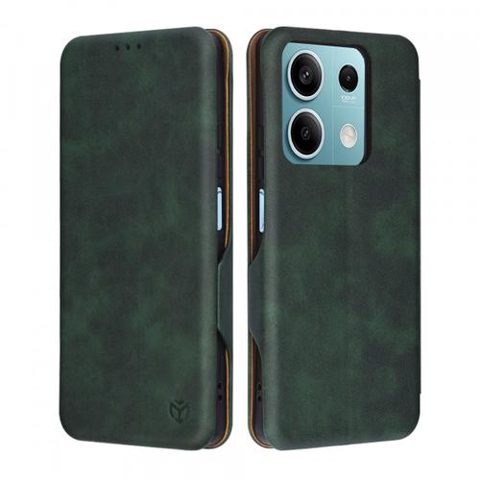 Husa pentru Xiaomi Redmi Note 13 5G, Techsuit, Safe Wallet Plus, Verde