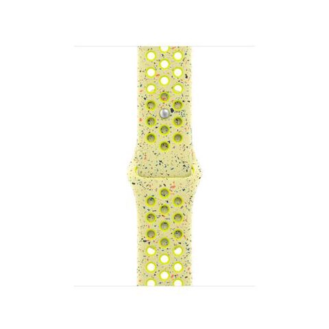 Curea Smartwatch Apple MG9W4ZM/A pentru Watch 40mm, Volt Splash Nike Sport Band, M/L (Galben)