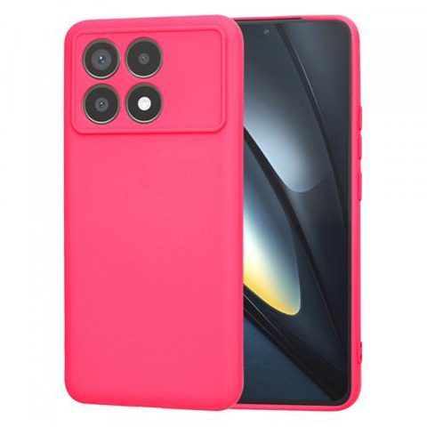 Husa Techsuit SoftFlex pentru Poco F6 Pro, Roz