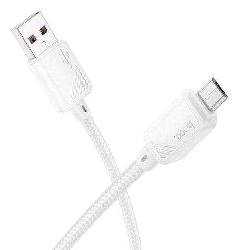 Cablu Date si Incarcare USB-A - microUSB HOCO X113, 18W, 1m, Alb