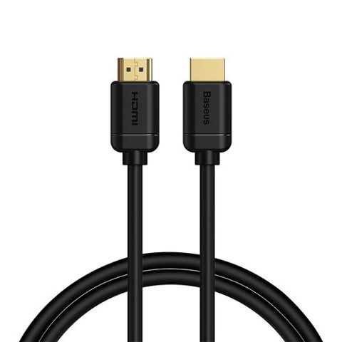 Cablu HDMI 2.0, Baseus CAKGQ-A01, 4K 60Hz, 3D, HDR, 18 Gbps, 1 m, Negru
