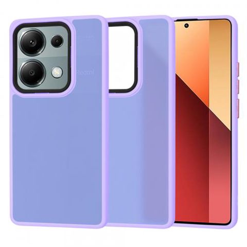 Husa pentru Xiaomi Redmi Note 13 Pro 4G / Poco M6 Pro 4G, Techsuit, HaloFrost, Mov Deschis