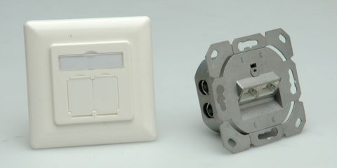 Priza RJ45 ingropata cat 6A ecranata vertical, Value 25.99.8491