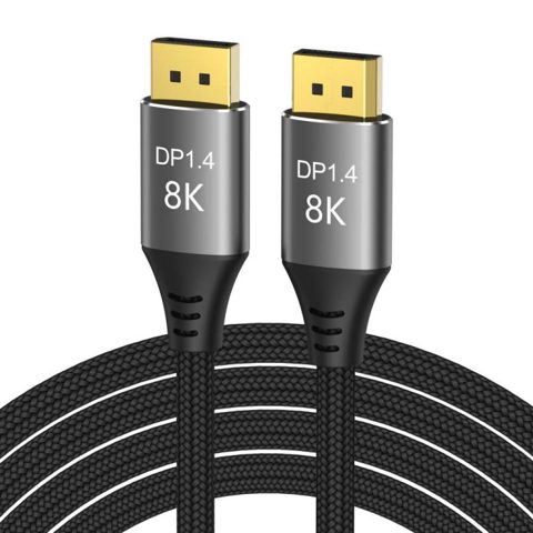 Cablu Displayport 8K60Hz/4K144Hz 7.5m brodat Negru, kport13-07