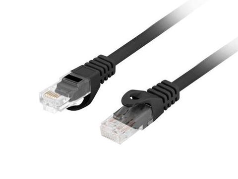 Patch cord Cat.6 UTP LSZH 0,25 m, Negru