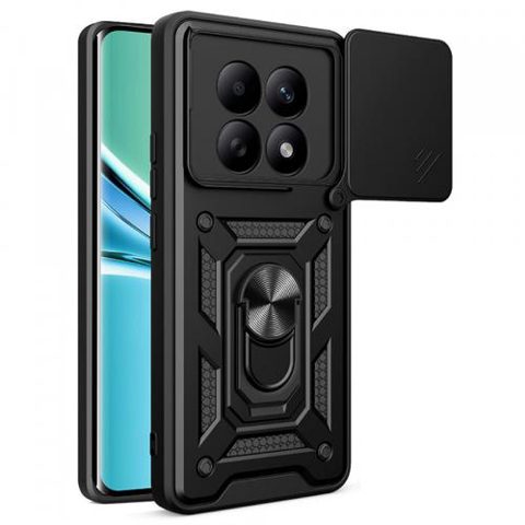 Husa pentru Xiaomi Poco M8 / Redmi Note 15 5G / Note 15 4G, Techsuit, CamShield, Neagra