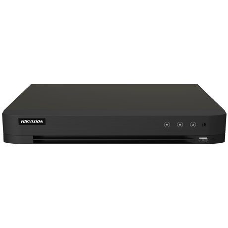 DVR AcuSense 8 ch., 5MP + 8 ch. IP 4K, Audio bidirectional, Alarma, 1U - HIKVISION iDS-7208HUHI-M1-XT(4A+8/4ALM)