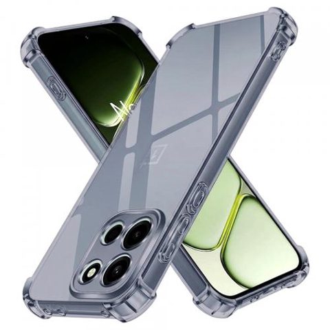 Husa pentru OnePlus Nord 6, Techsuit, Shockproof Clear, Fumuriu