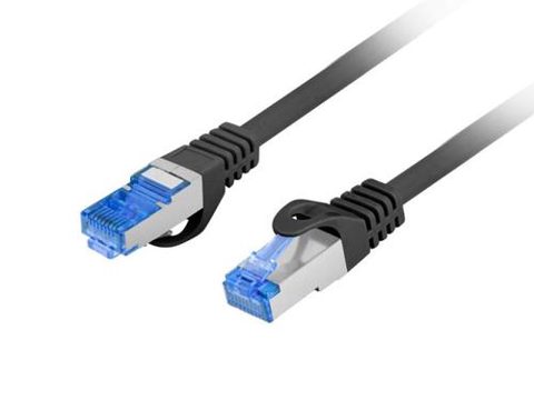 Patch cord Cat.6A S/FTP LSZH CCA 1,5 m, Negru
