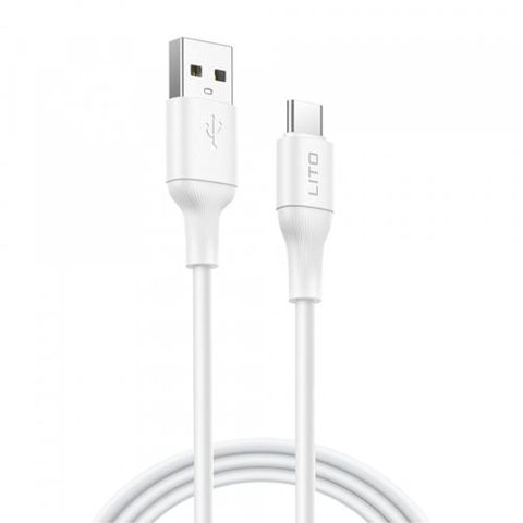 Cablu Date si Incarcare USB-A - USB-C Lito LD06T, 18W, 1m