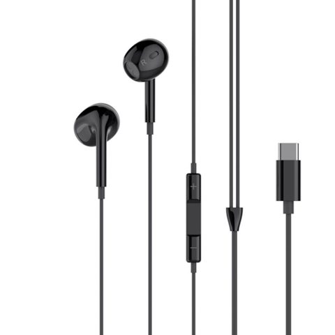 Casti Stereo XO Design EP74, USB-C, Negru