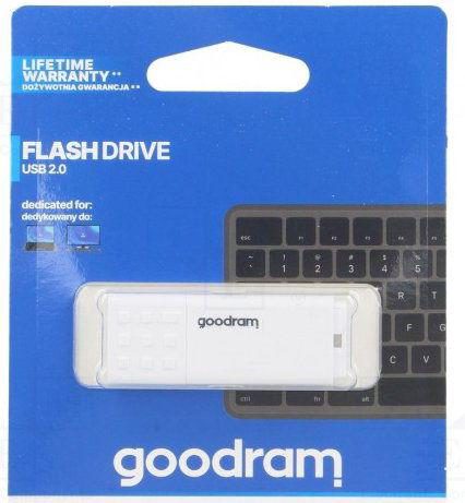 Stick USB GOODRAM UME2, 16GB, USB 2.0 (Alb)