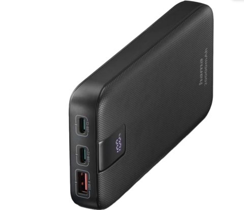 Baterie externa Hama 201719, 20000mAh, 2xUSB-C, 1xUSB-A (Gri)