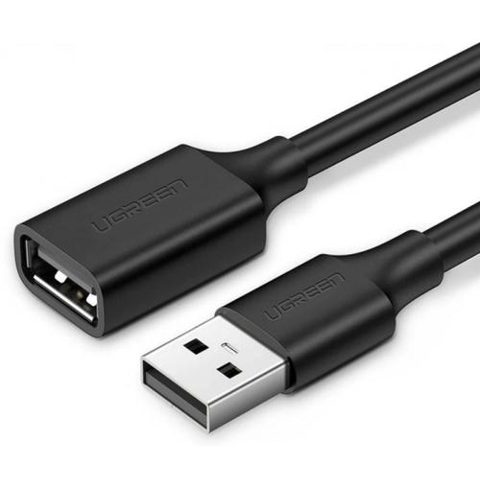 Prelungitor USB UGREEN US103, 1.5m, Negru