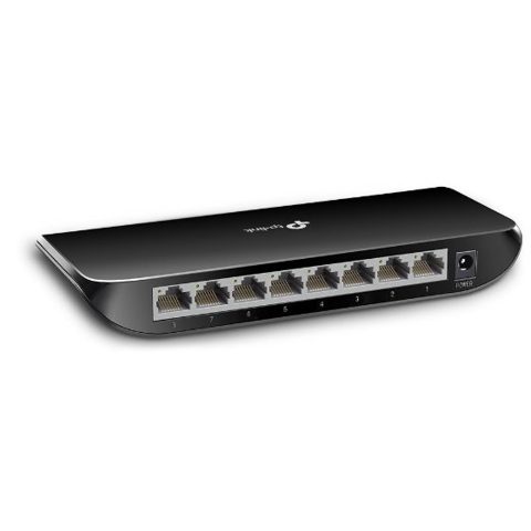 Switch 8 porturi TP-Link TL-SG1008D, Gigabit, desktop, plastic