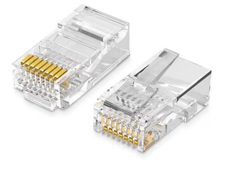 Conector Retea UGREEN NW110, RJ45, Cat5, Set 50 bucati