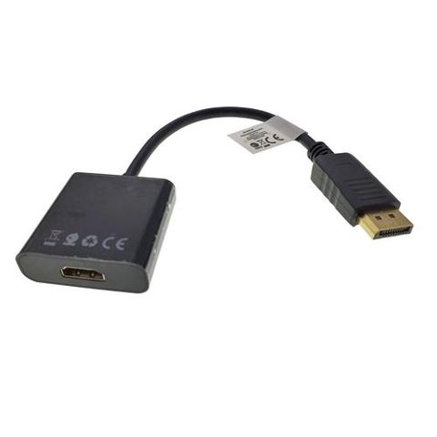 Cablu Lanberg 40872, DisplayPort (DP) tata la HDMI mama, uni-directional, Full HD/60Hz