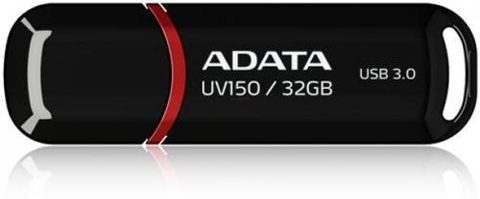 Stick USB A-DATA UV150 32GB, USB 3.0 (Negru)